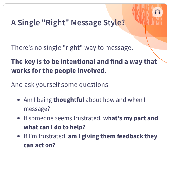 Take Action - Instant Messaging Tips