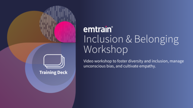 Fostering Inclusion and Belonging Workshop