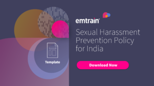 Sexual Harassment Prevention Policy for India