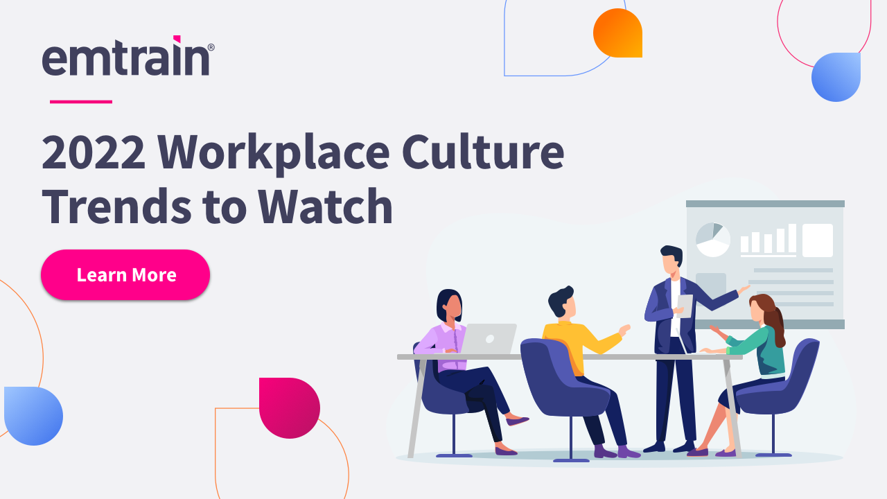 2022 workplace culture trends infographic
