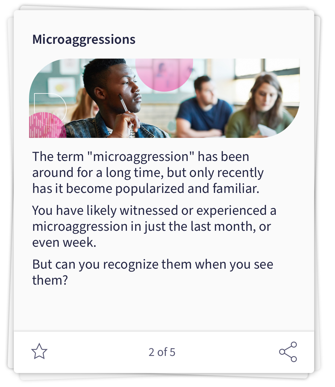 Identifying Microaggressions and Stereotypes secondary image
