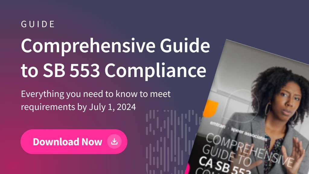 Comprehensive Guide to SB 553 Compliance