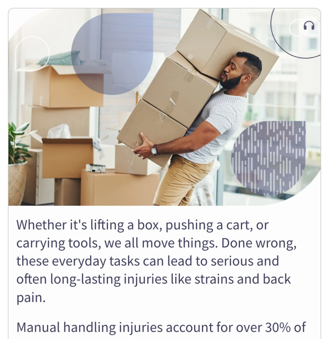 Teach - Manual Handling