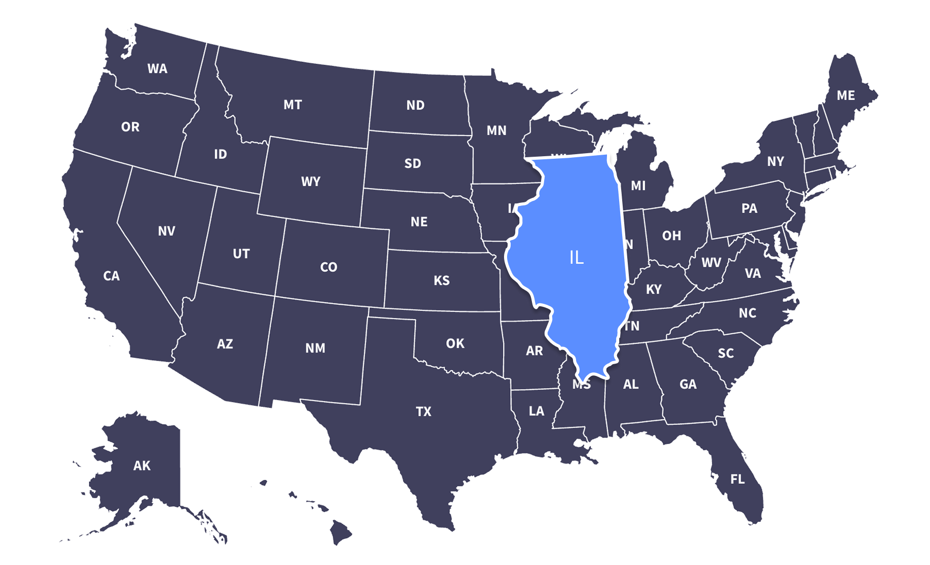 Illinois-Harassment-Training-Highlight-Map