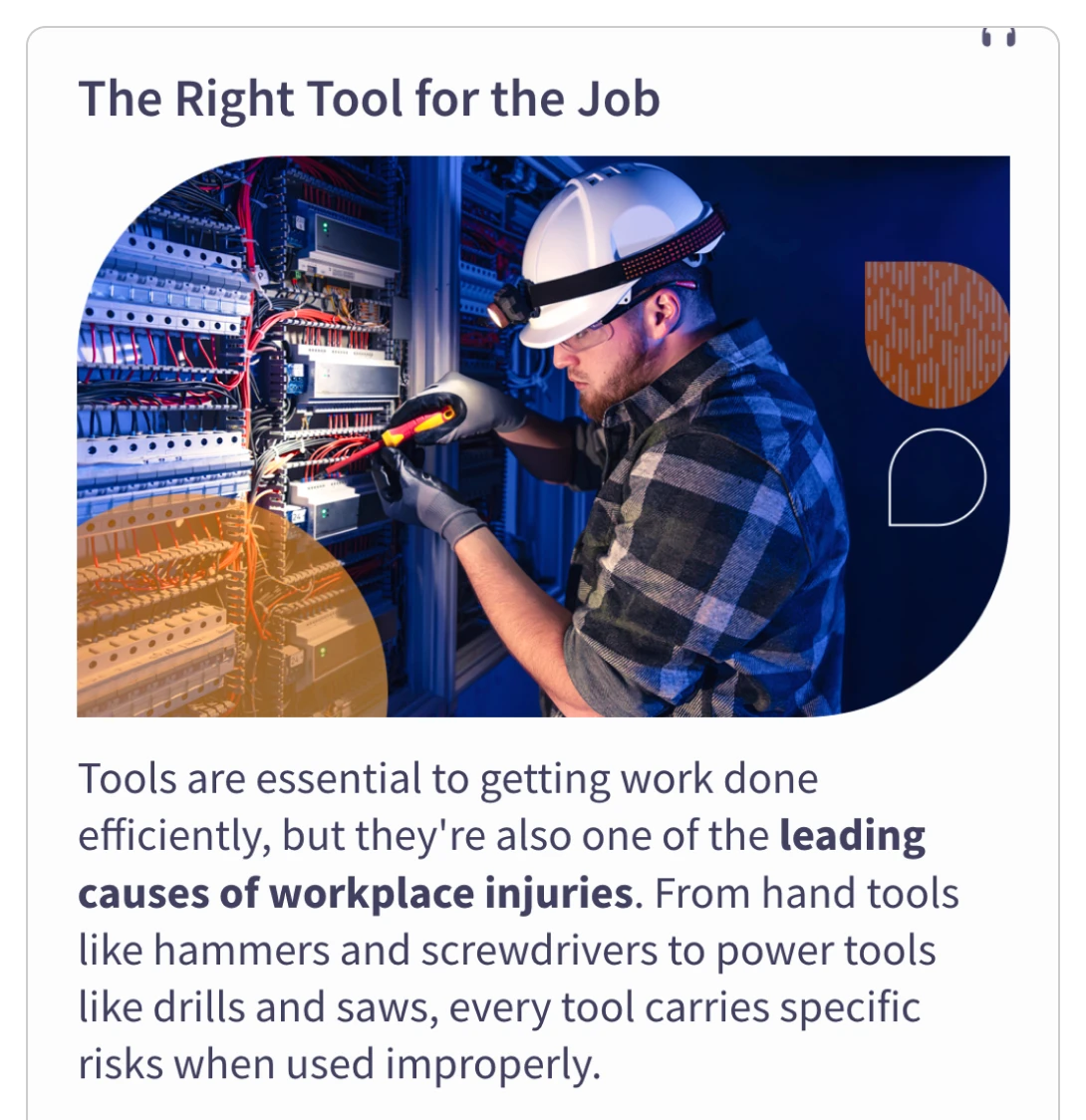 Teach - Tool Safety