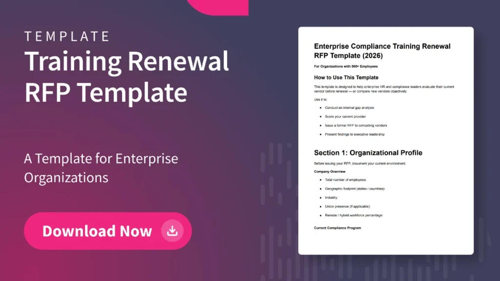 Download Emtrain's Enterprise Compliance Training Renewal RFP Template