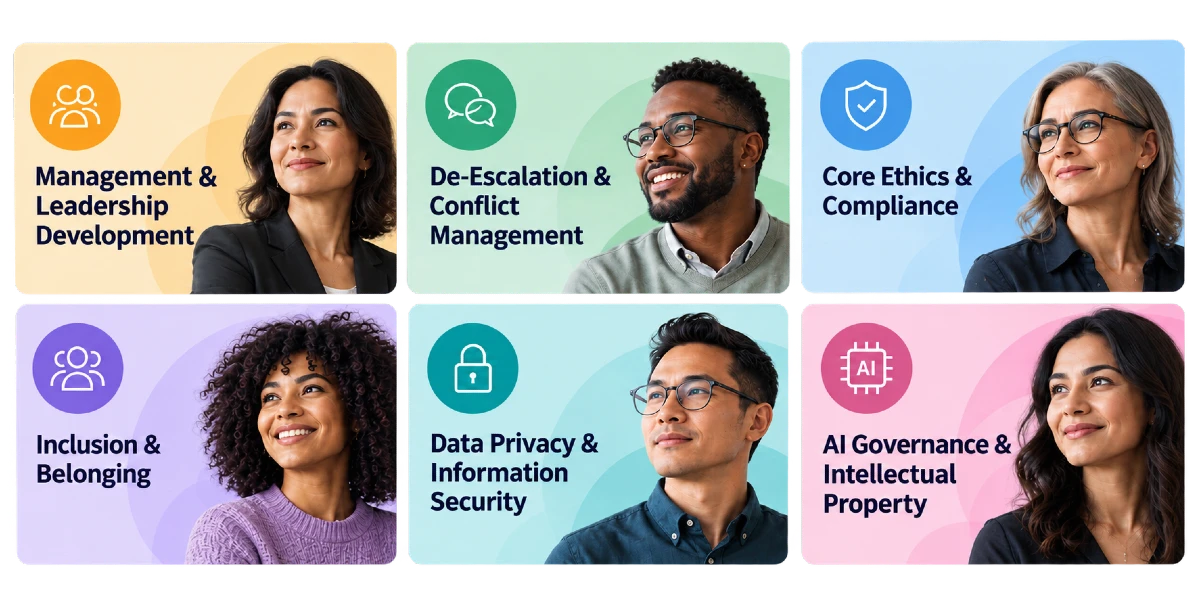 Emtrain's Six Compliance Learning Tracks